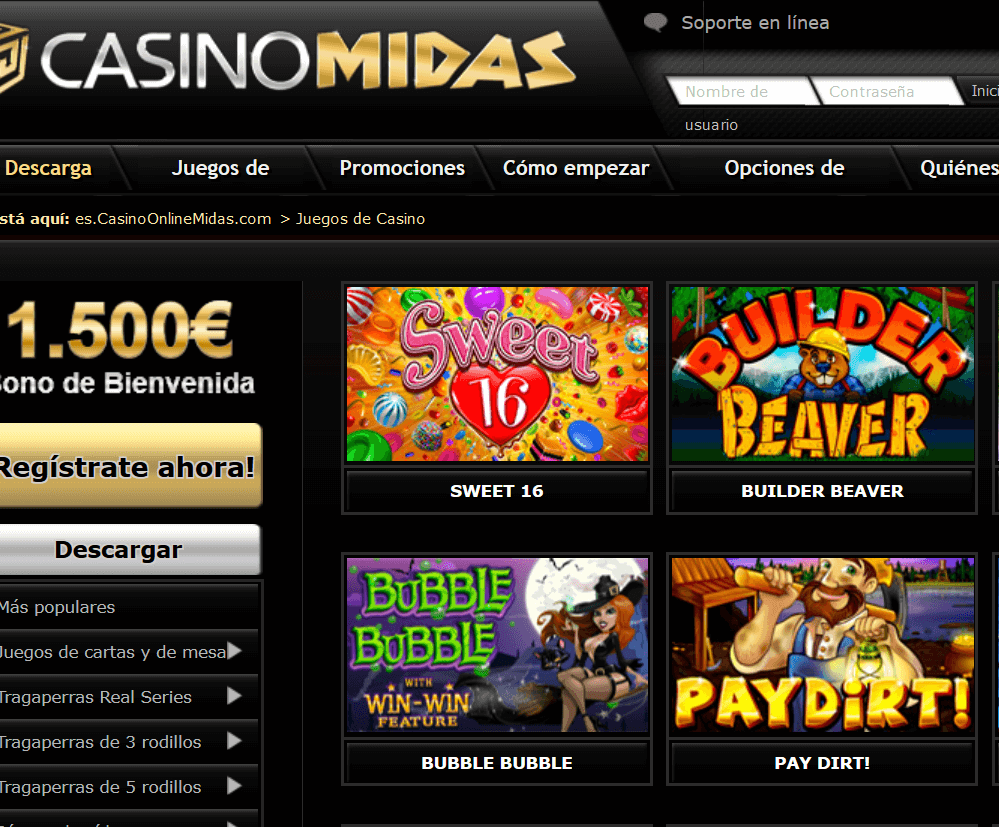 Lobby Casino Midas